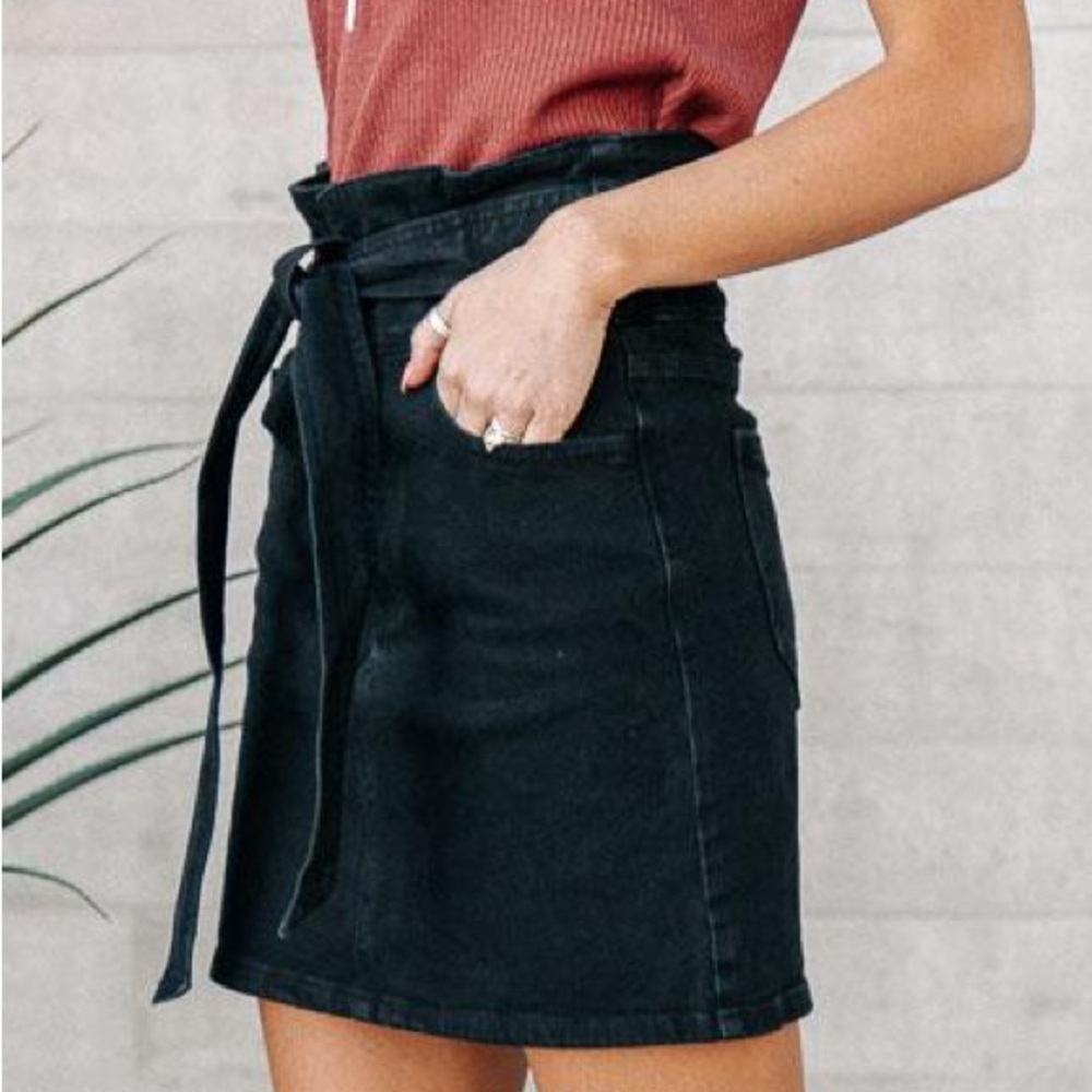 NWT Bohme Retropolitan Denim Skirt Size Large - Picture 4 of 8